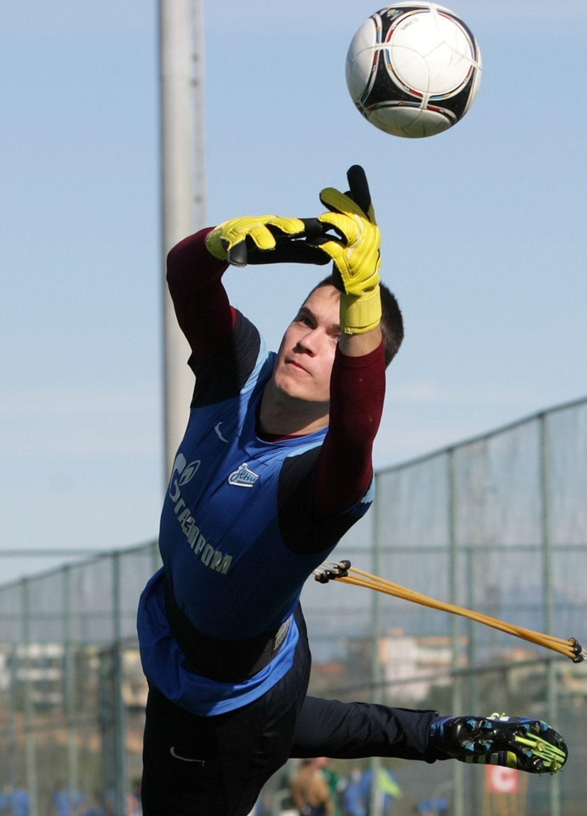 Сборы «Зенит» -2 в Турции, тренировка вратарей