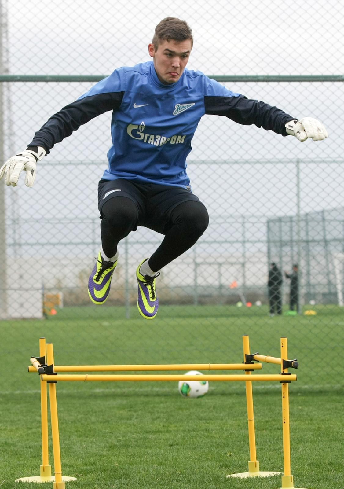 Сборы «Зенит» -2 в Турции, тренировка вратарей