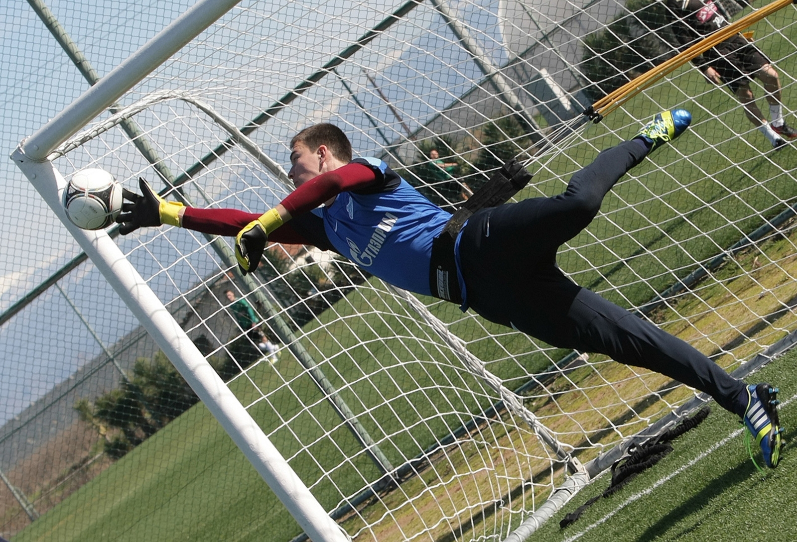 Сборы «Зенит» -2 в Турции, тренировка вратарей