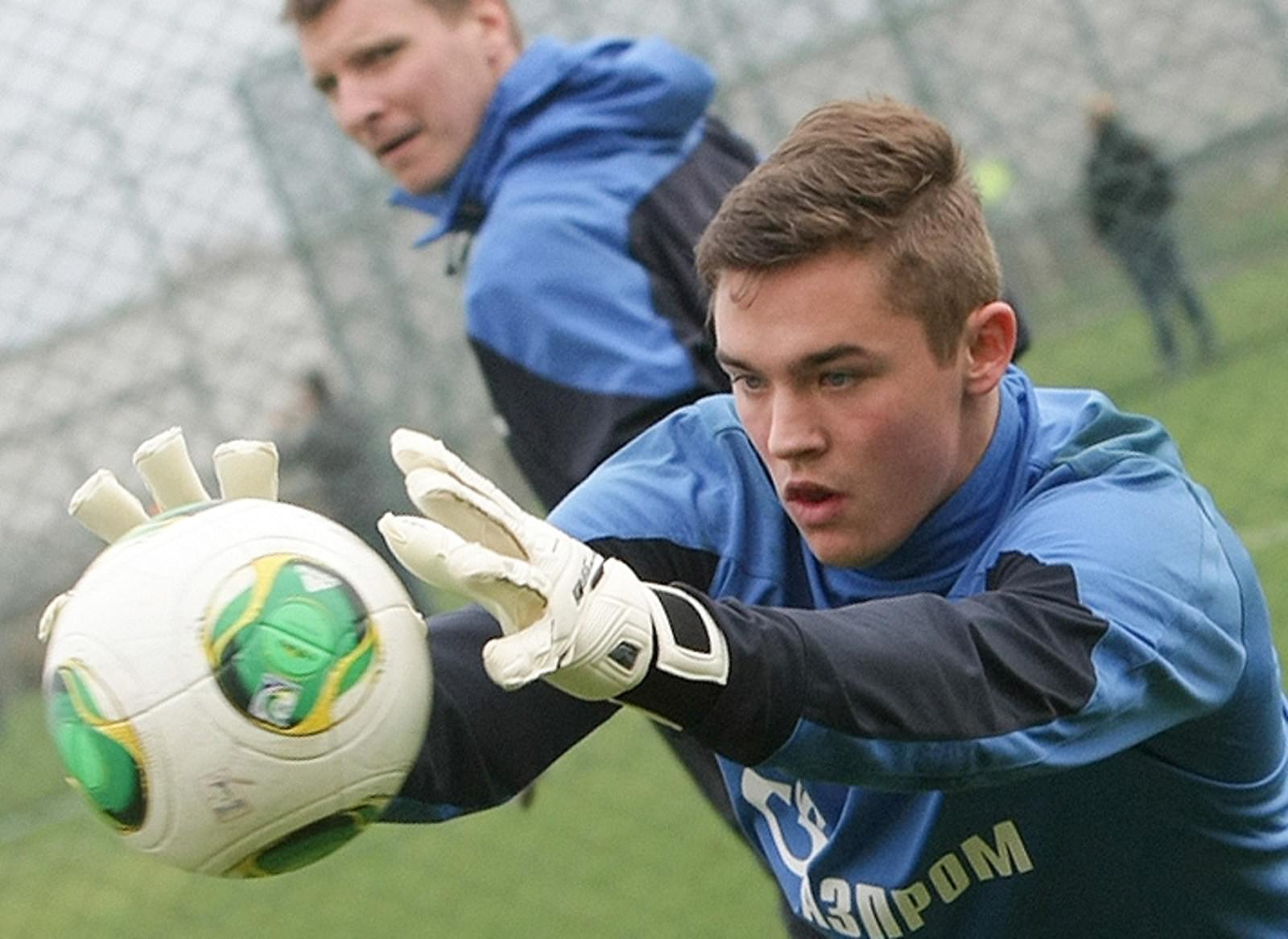 Сборы «Зенит» -2 в Турции, тренировка вратарей