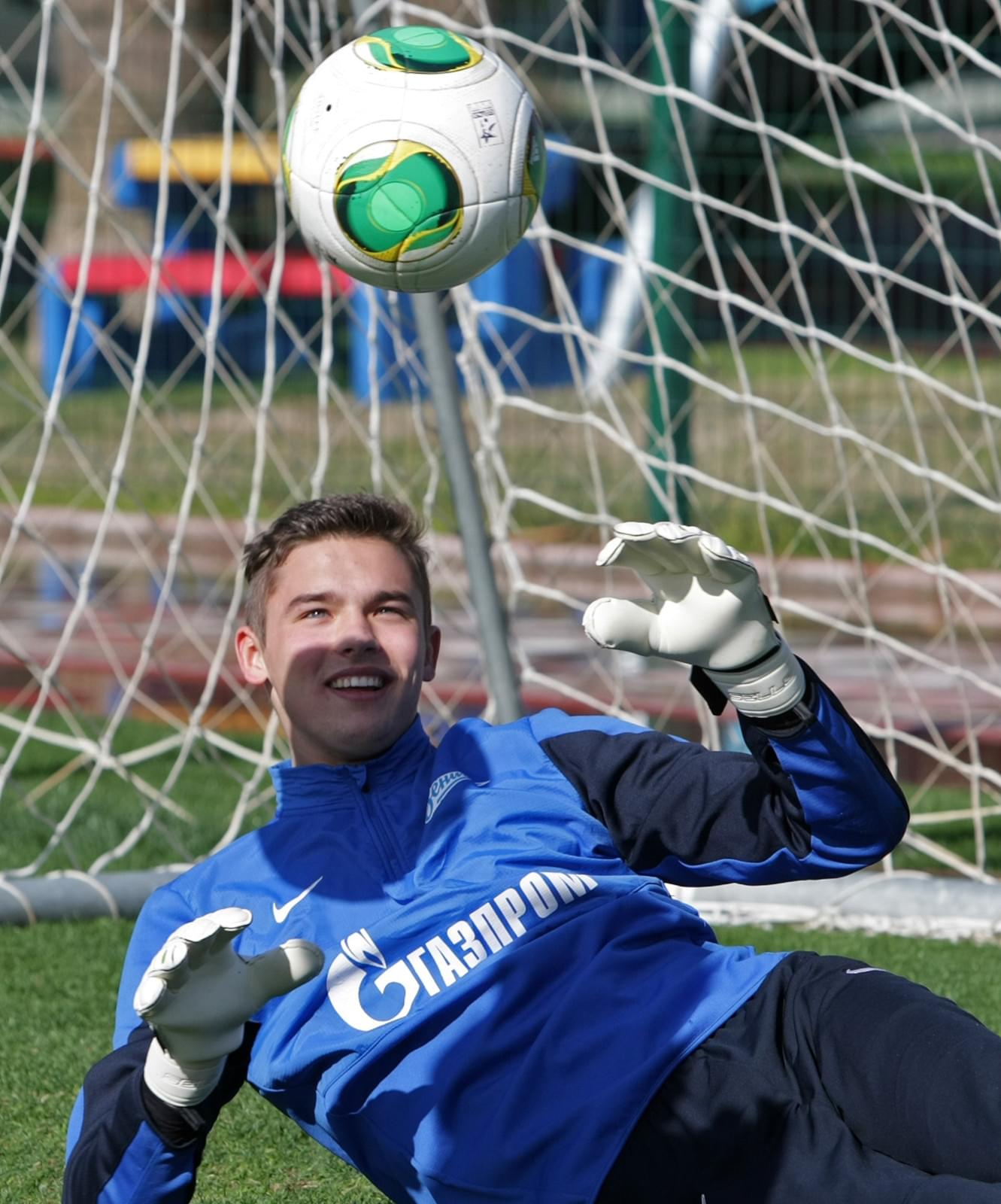 Сборы «Зенит» -2 в Турции, тренировка вратарей