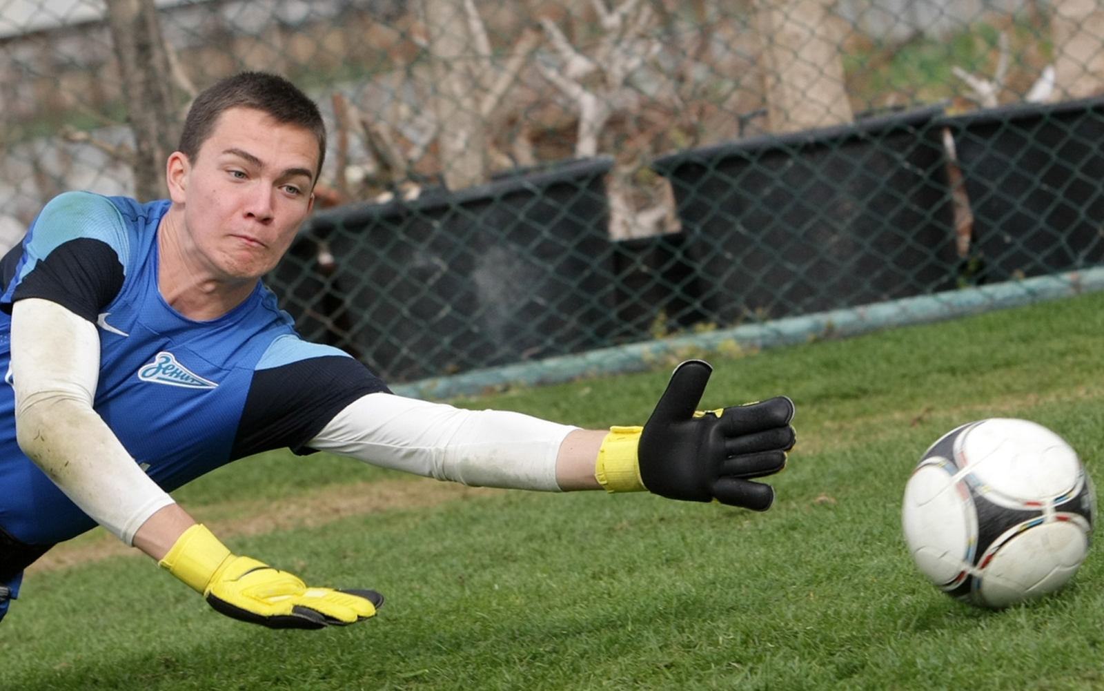 Сборы «Зенит» -2 в Турции, тренировка вратарей