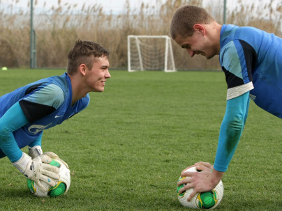 Сборы «Зенит» -2 в Турции, тренировка вратарей