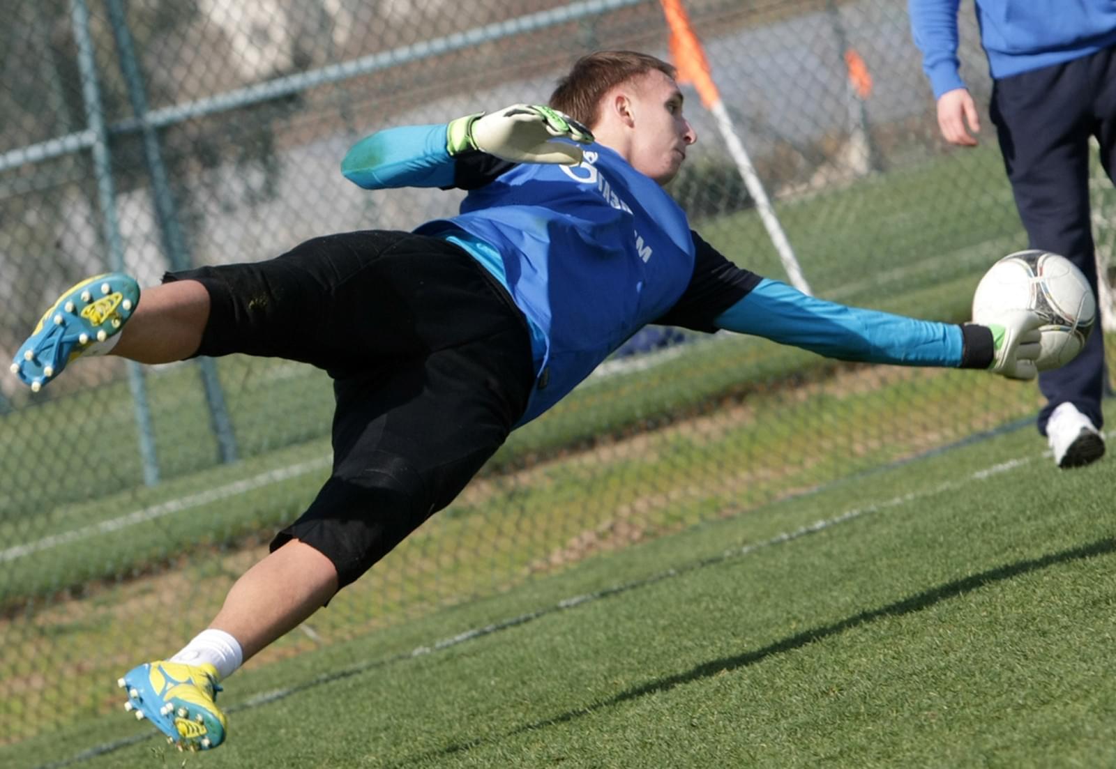 Сборы «Зенит» -2 в Турции, тренировка вратарей