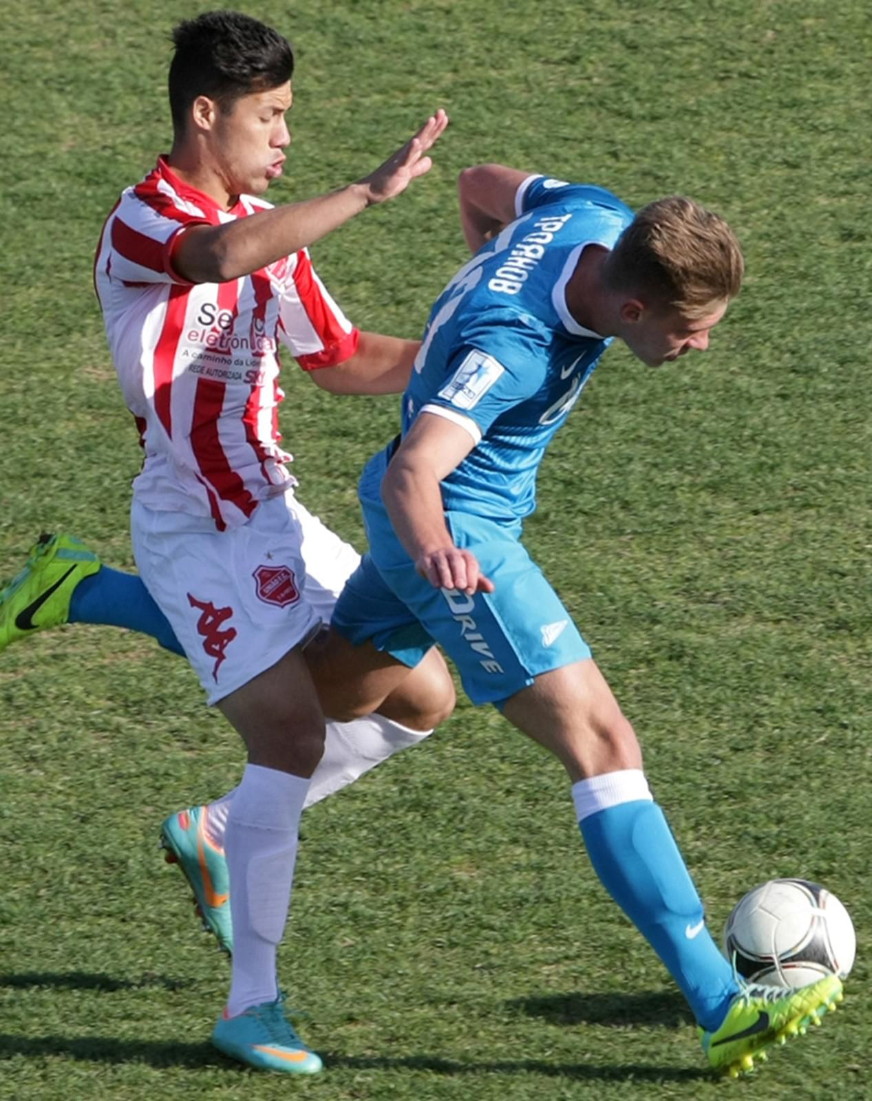 Товарищеский матч «Зенит»-2-«Униао» (Бразилия)