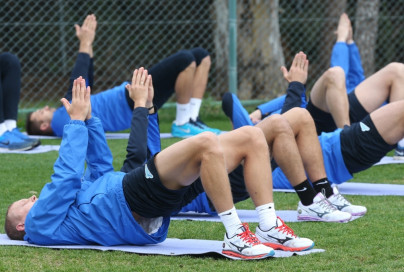 Сборы в Турции: 10 февраля, утренняя тренировка