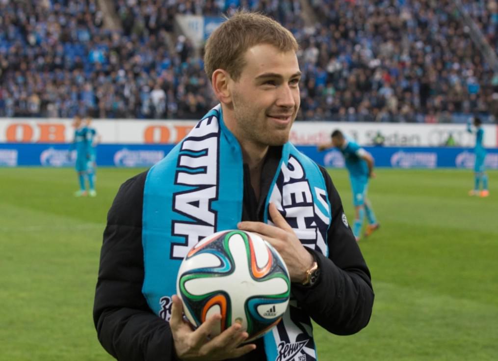 Дмитрий Малышко поддержал «Зенит» на «Петровском»