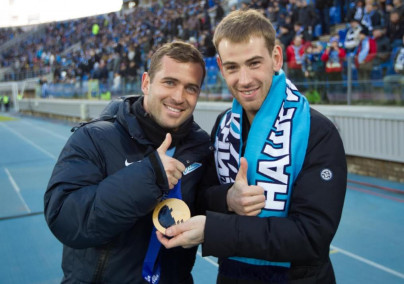 Дмитрий Малышко поддержал «Зенит» на «Петровском»