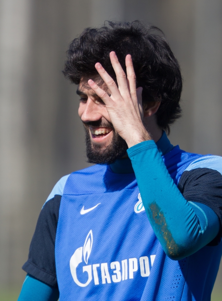 Открытая тренировка «Зенита» перед матчем с «Анжи»