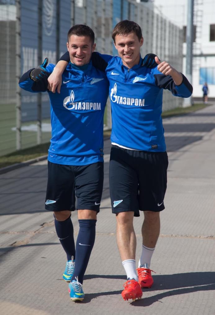 Открытая тренировка «Зенита» перед матчем с «Анжи»