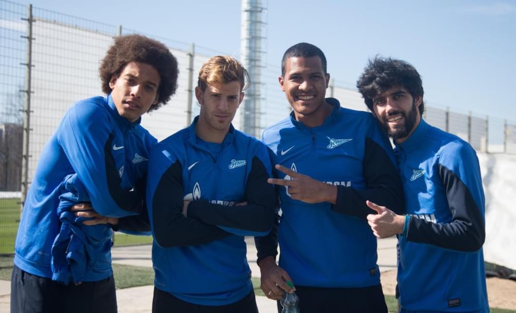 Открытая тренировка «Зенита» перед матчем с «Анжи»