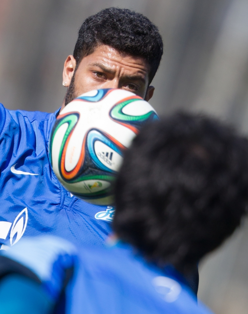 Открытая тренировка «Зенита» перед матчем с «Анжи»