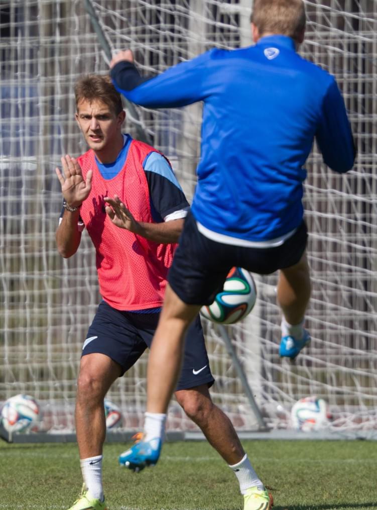 Открытая тренировка «Зенита» перед матчем с «Анжи»