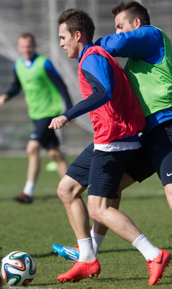 Открытая тренировка «Зенита» перед матчем с «Анжи»