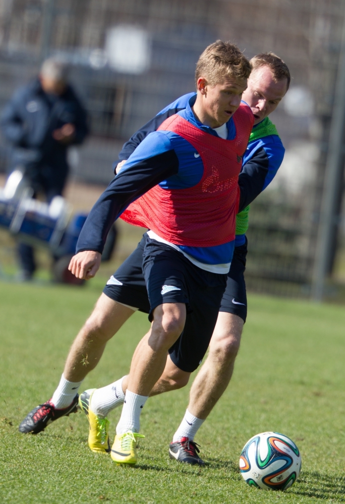 Открытая тренировка «Зенита» перед матчем с «Анжи»