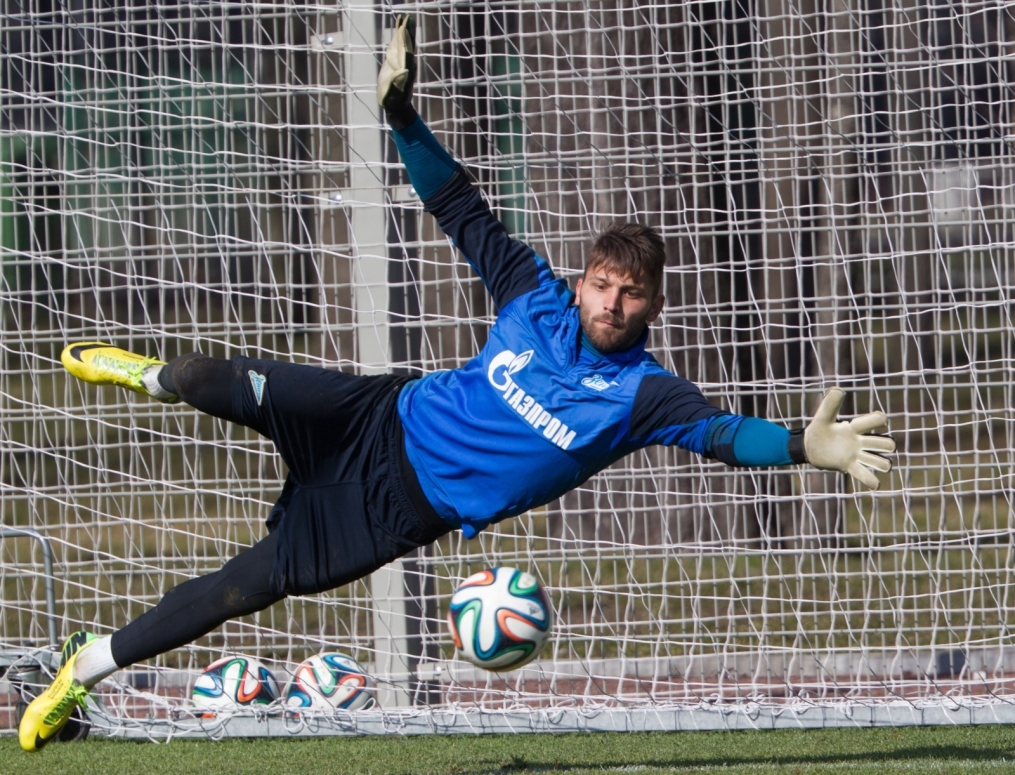 Открытая тренировка «Зенита» перед матчем с «Анжи»