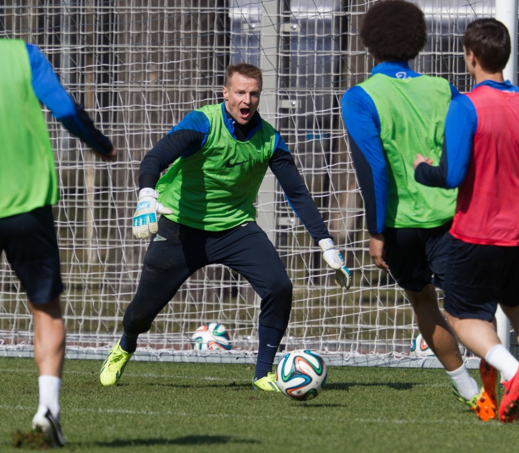 Открытая тренировка «Зенита» перед матчем с «Анжи»