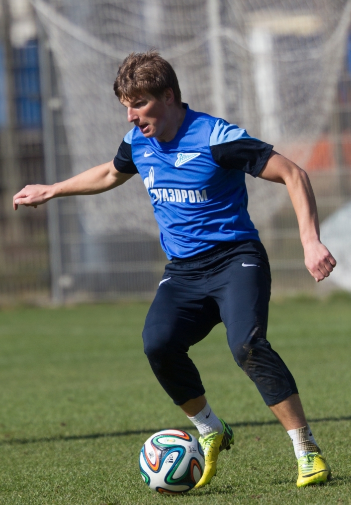 Открытая тренировка «Зенита» перед матчем с «Анжи»