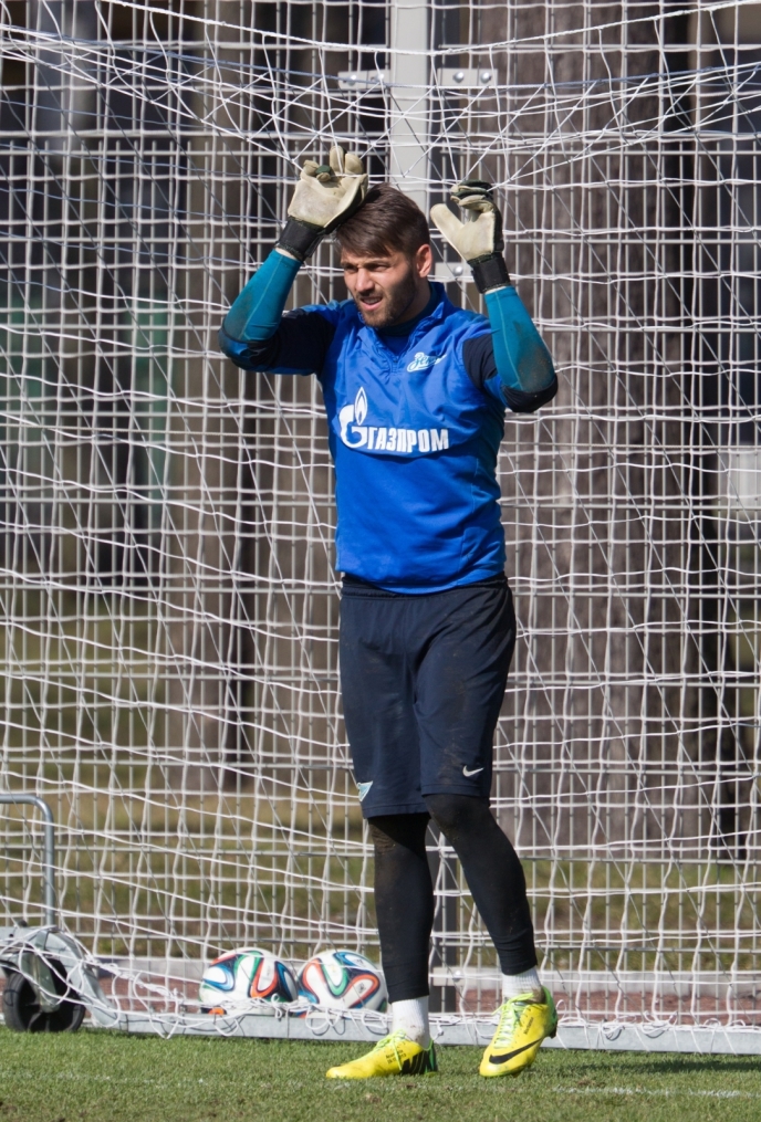 Открытая тренировка «Зенита» перед матчем с «Анжи»