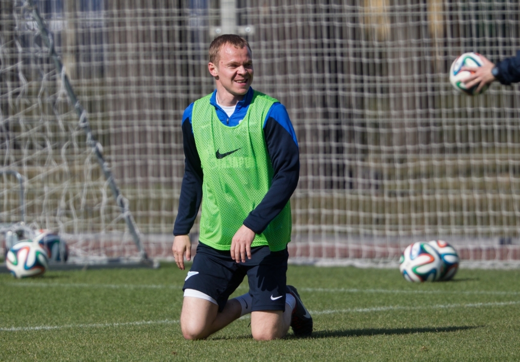 Открытая тренировка «Зенита» перед матчем с «Анжи»