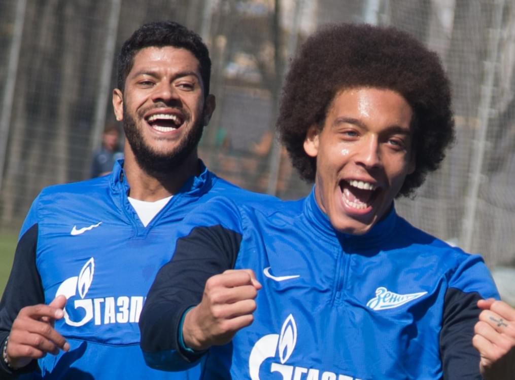 Открытая тренировка «Зенита» перед матчем с «Анжи»