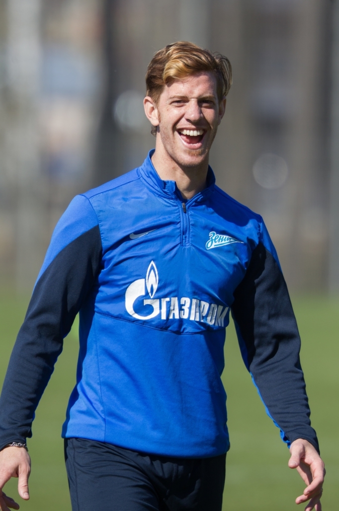 Открытая тренировка «Зенита» перед матчем с «Анжи»
