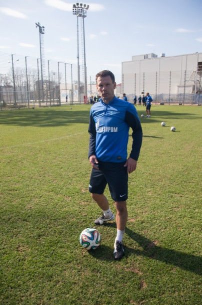 Открытая тренировка «Зенита» перед матчем с «Анжи»