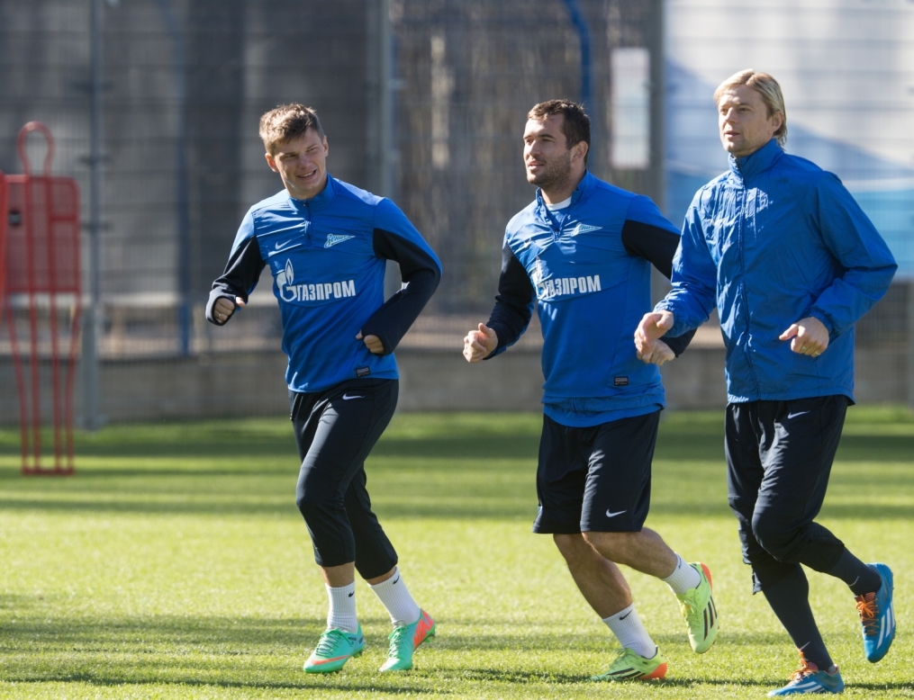 Открытая тренировка «Зенита» перед матчем с «Волгой»