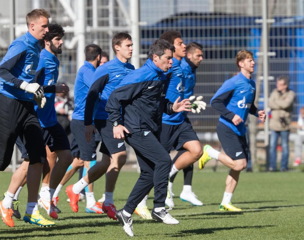 Открытая тренировка «Зенита» перед матчем с «Волгой»