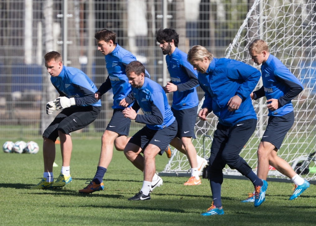 Открытая тренировка «Зенита» перед матчем с «Волгой»