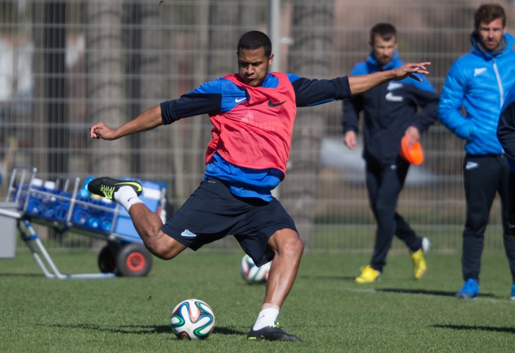 Открытая тренировка «Зенита» перед матчем с «Волгой»