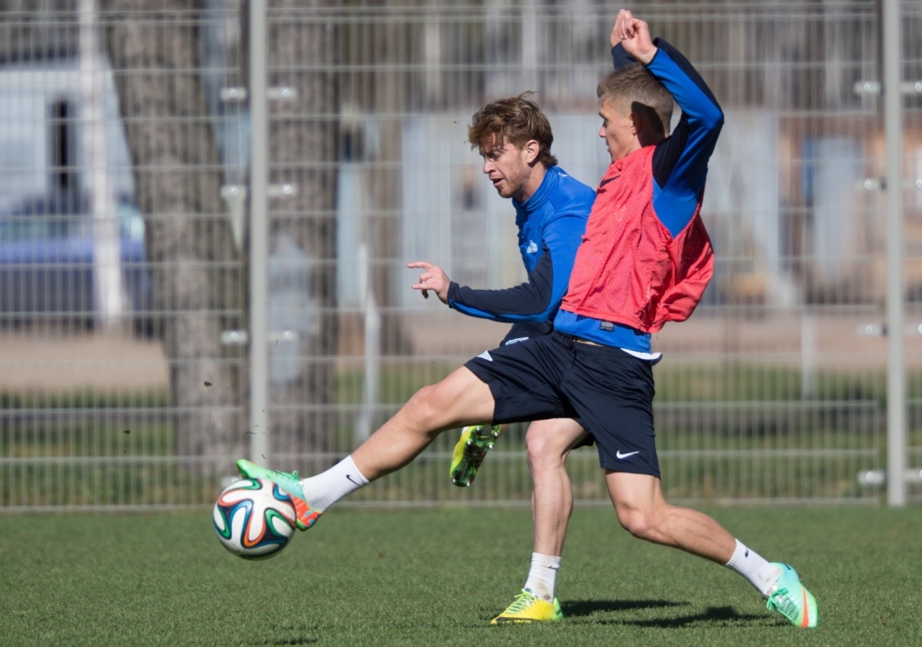 Открытая тренировка «Зенита» перед матчем с «Волгой»