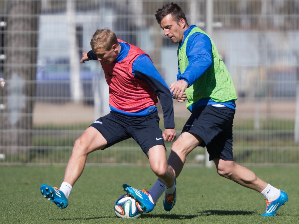 Открытая тренировка «Зенита» перед матчем с «Волгой»
