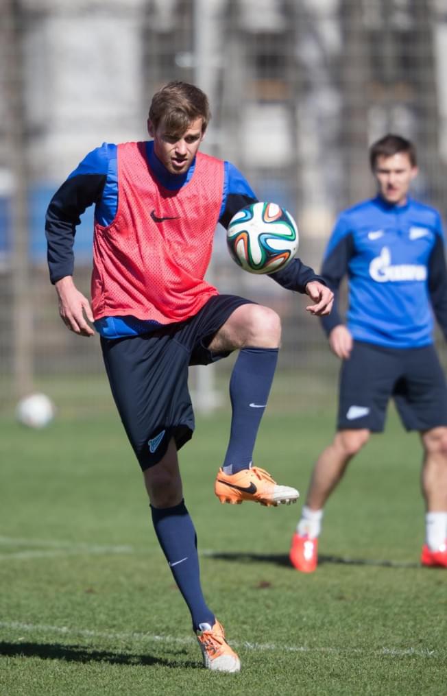 Открытая тренировка «Зенита» перед матчем с «Волгой»