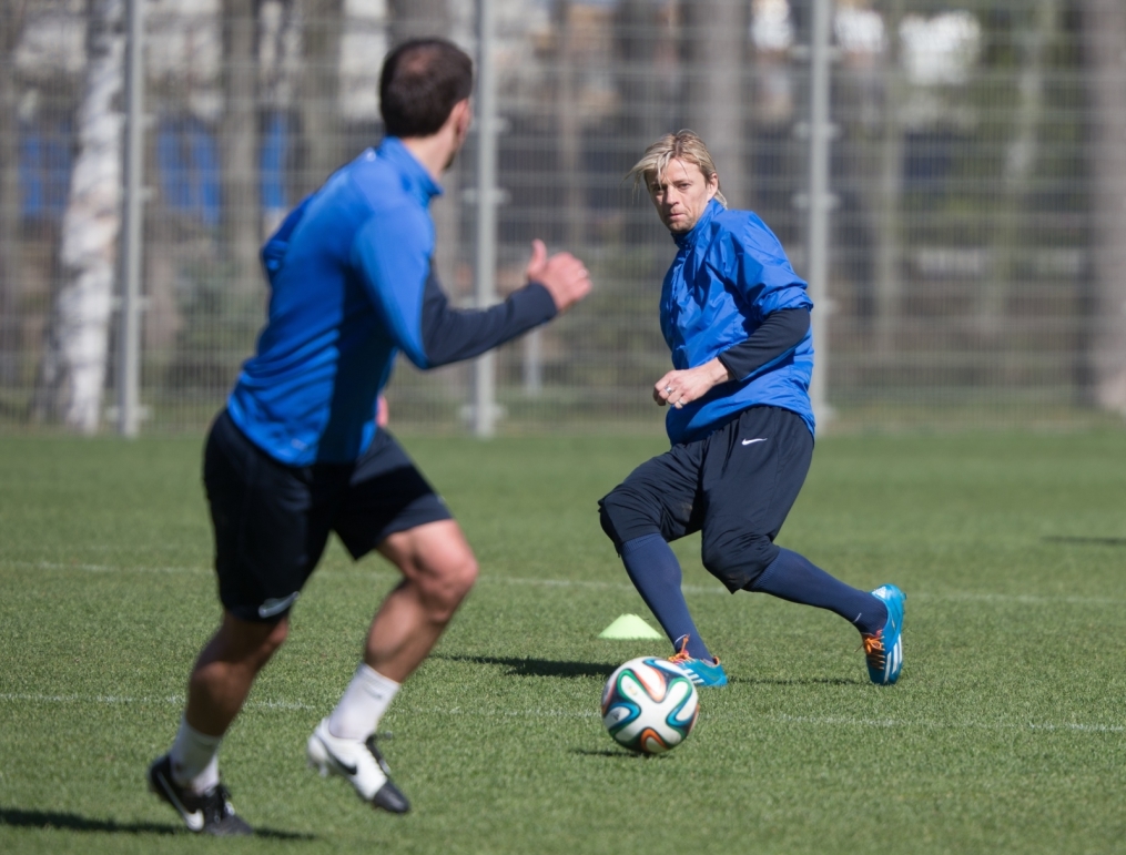 Открытая тренировка «Зенита» перед матчем с «Волгой»