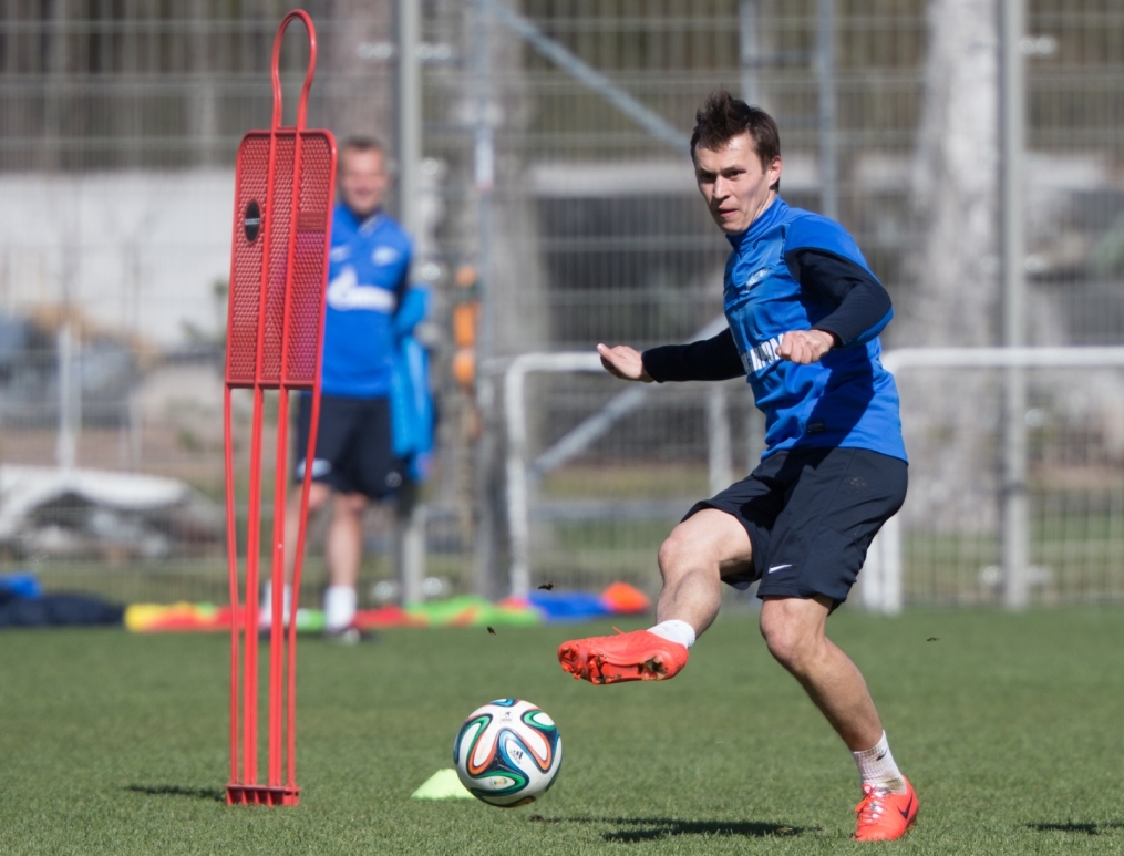 Открытая тренировка «Зенита» перед матчем с «Волгой»