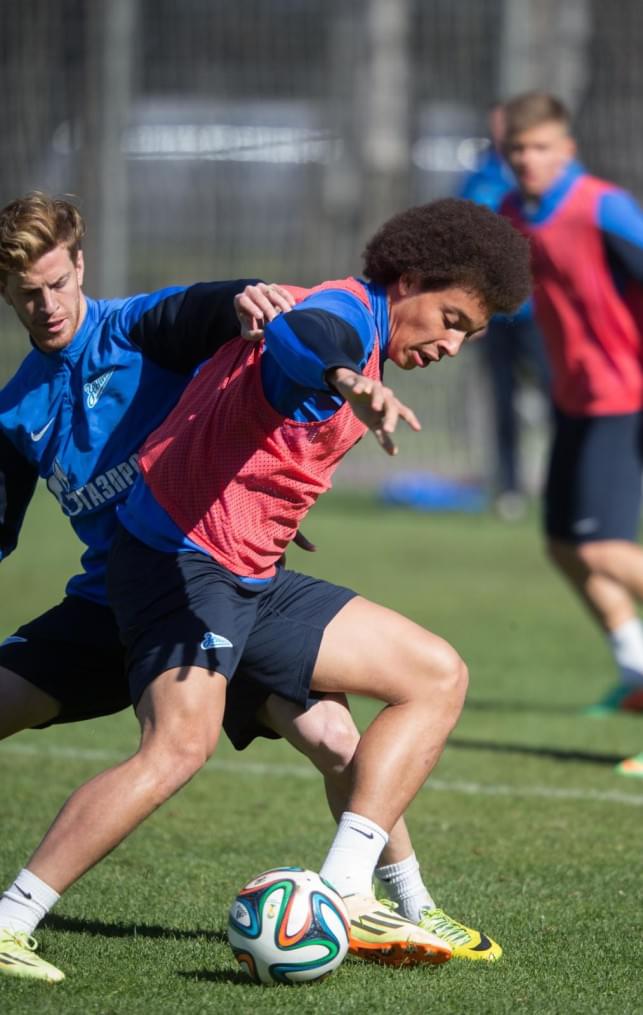 Открытая тренировка «Зенита» перед матчем с «Волгой»