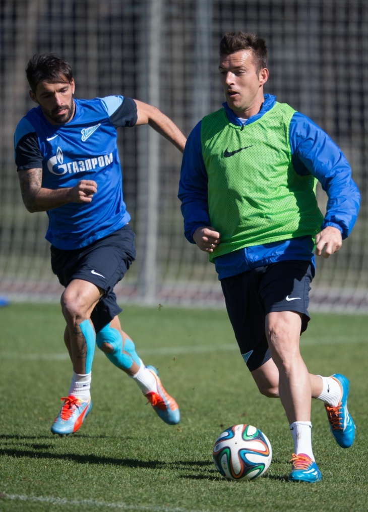 Открытая тренировка «Зенита» перед матчем с «Волгой»