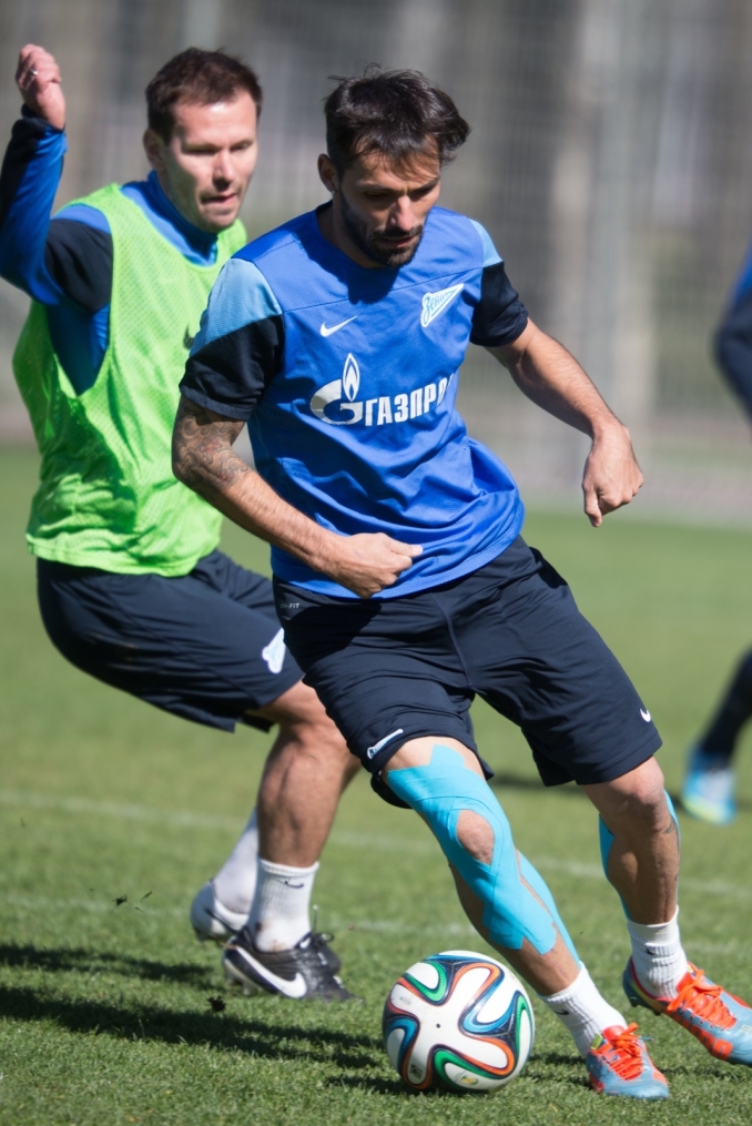 Открытая тренировка «Зенита» перед матчем с «Волгой»