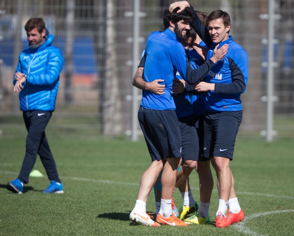 Открытая тренировка «Зенита» перед матчем с «Волгой»