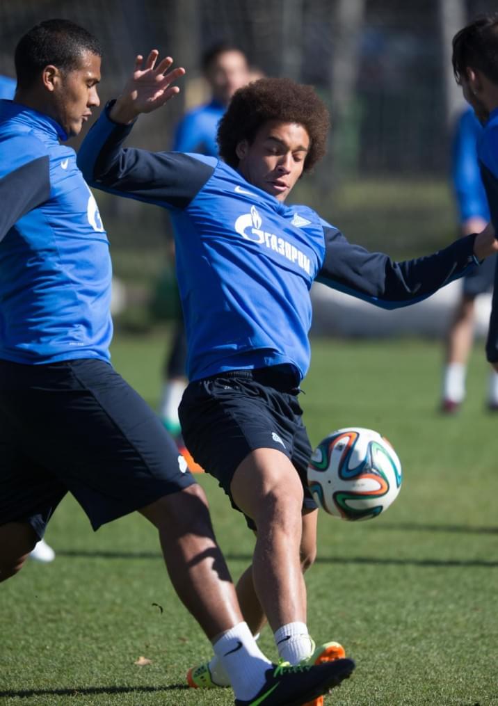 Открытая тренировка «Зенита» перед матчем с «Волгой»