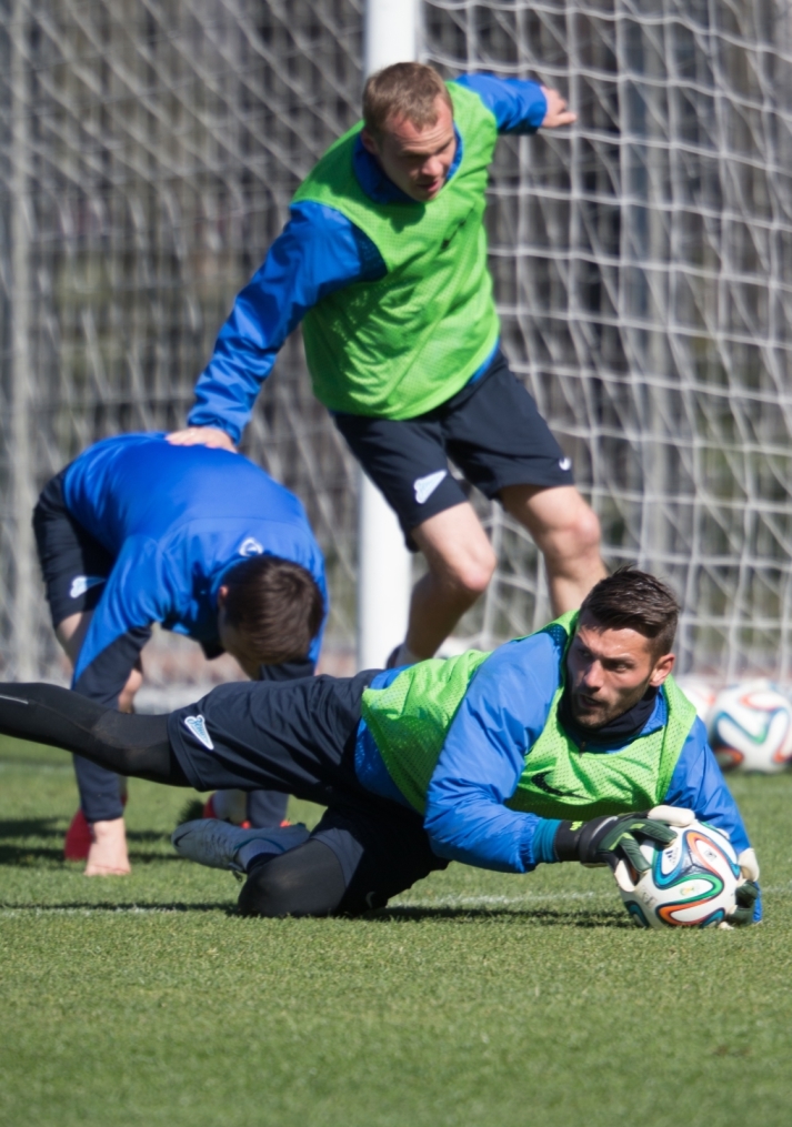 Открытая тренировка «Зенита» перед матчем с «Волгой»