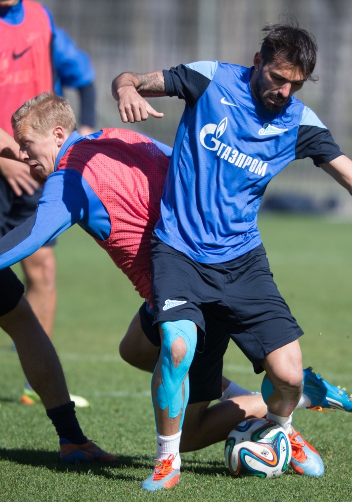 Открытая тренировка «Зенита» перед матчем с «Волгой»