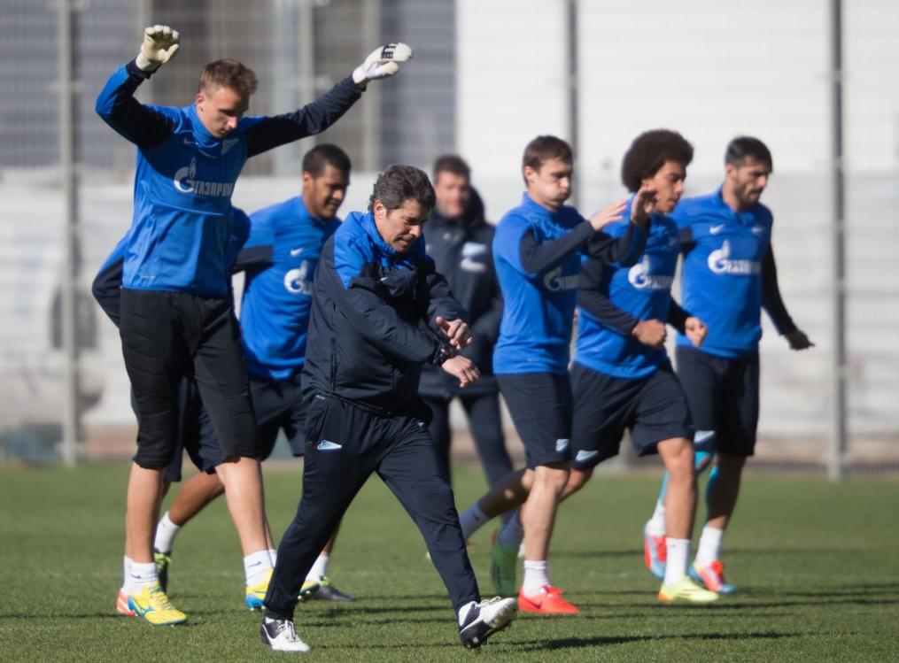 Открытая тренировка «Зенита» перед матчем с «Волгой»