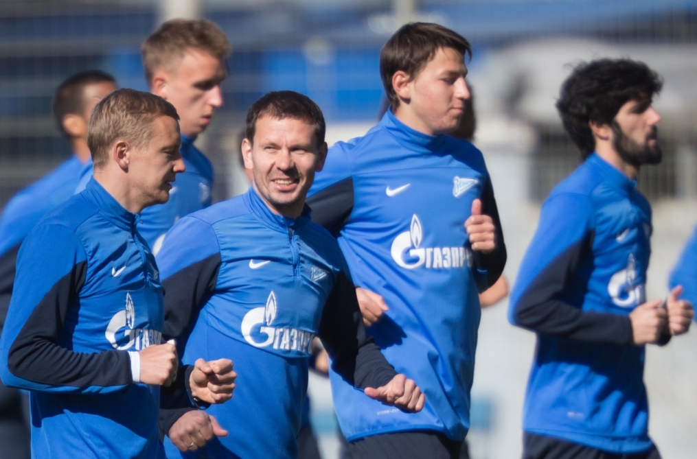 Открытая тренировка «Зенита» перед матчем с «Волгой»