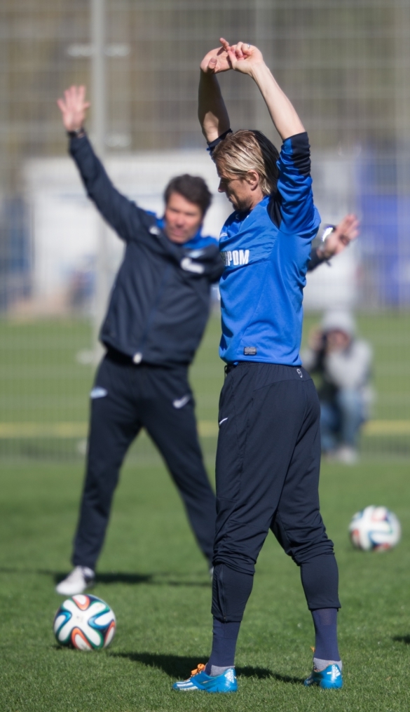 Открытая тренировка «Зенита» перед матчем с «Локомотивом»