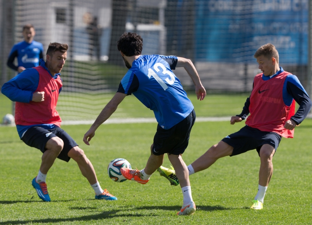 Открытая тренировка «Зенита» перед матчем с «Локомотивом»