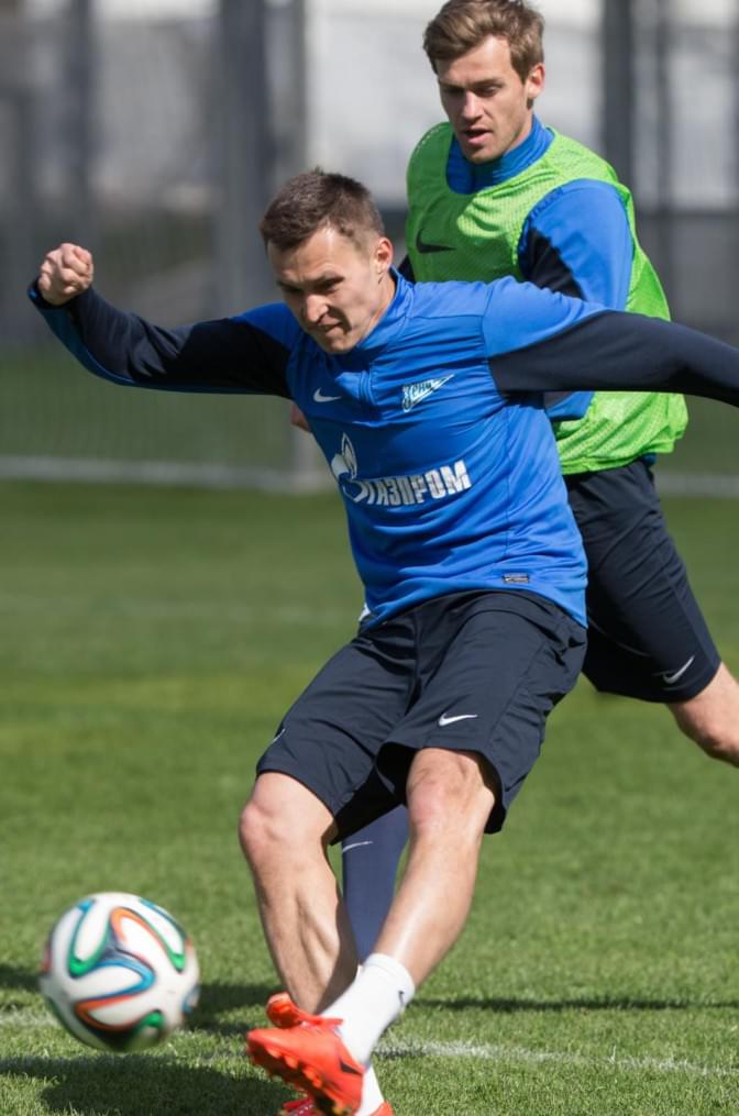 Открытая тренировка «Зенита» перед матчем с «Локомотивом»
