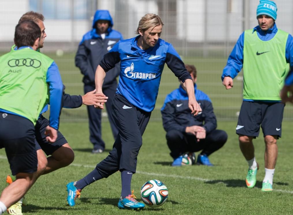 Открытая тренировка «Зенита» перед матчем с «Локомотивом»