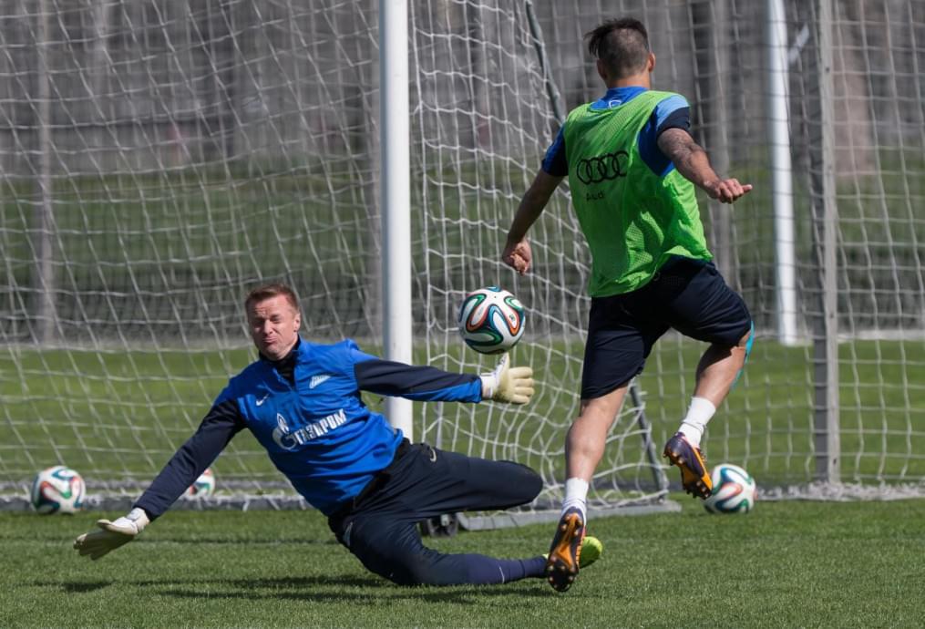 Открытая тренировка «Зенита» перед матчем с «Локомотивом»